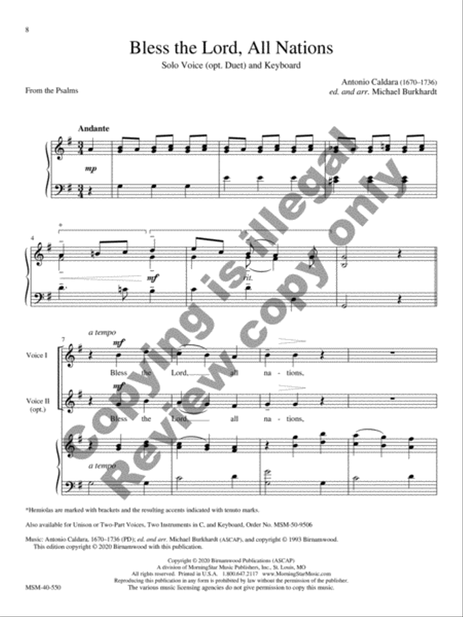 Sing Praise Voice Solo scores gallery preview page 6