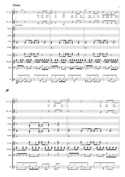 Bài Hát Cho Em (Score & Parts) image number null