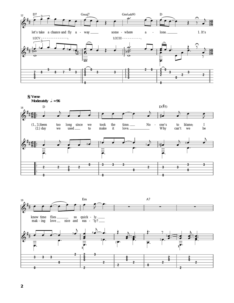 (Just Like) Starting Over Acoustic Guitar scores gallery preview page 2