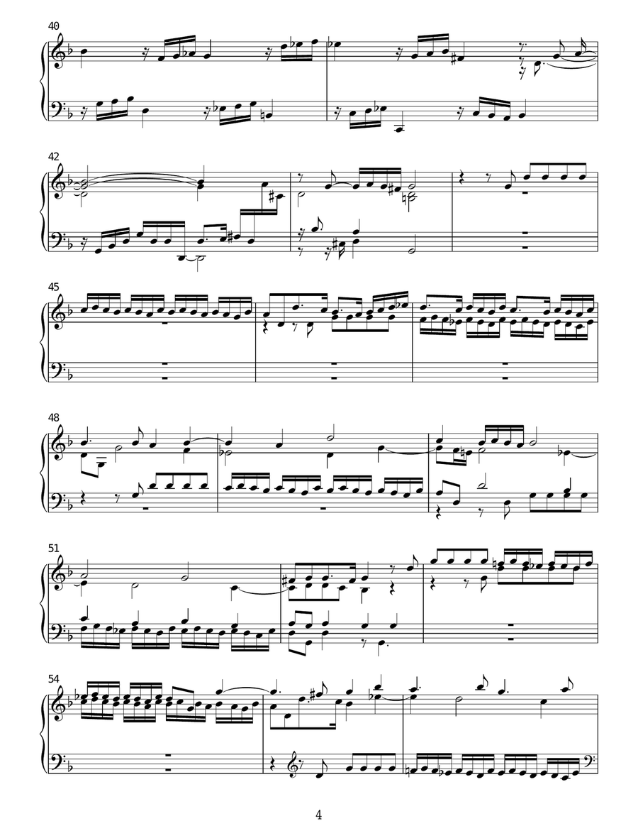 Prelude In G Minor Buxwv163 Piano Solo scores gallery preview page 4