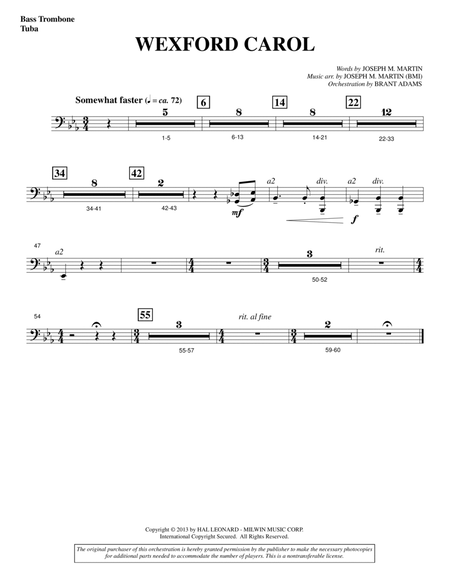 Wexford Carol (from A Symphony Of Carols) - Bass Trombone/Tuba