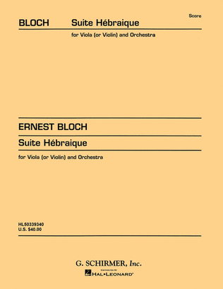 Book cover for Suite Hebraïque