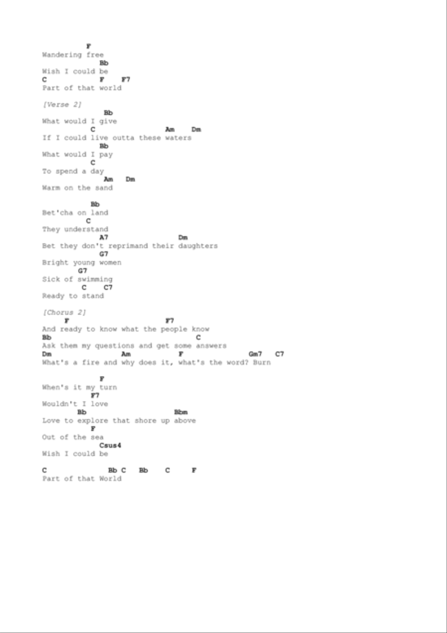 Part Of Your World Part Of Your World Chamber Music scores gallery preview page 6