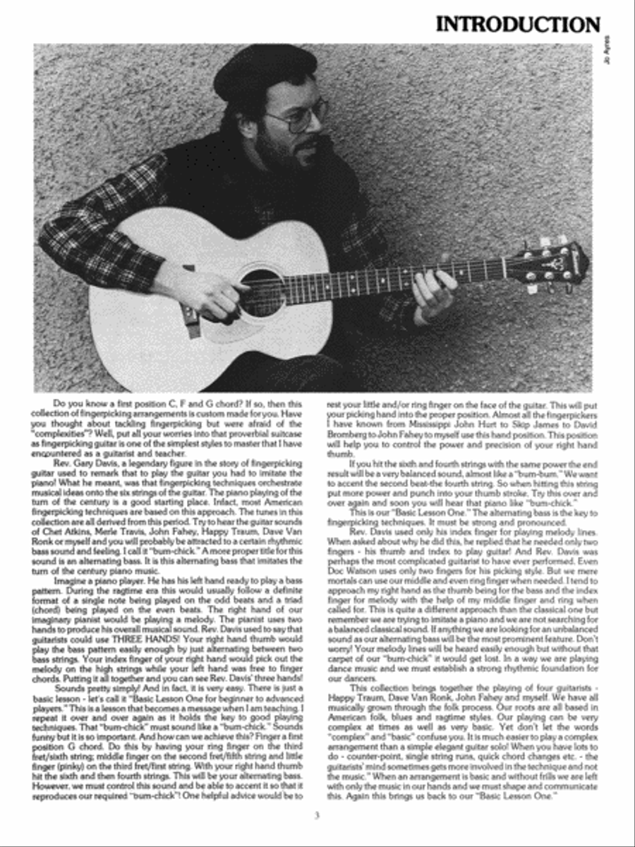 Beginners' Fingerpicking Guitar Acoustic Guitar scores gallery preview page 3