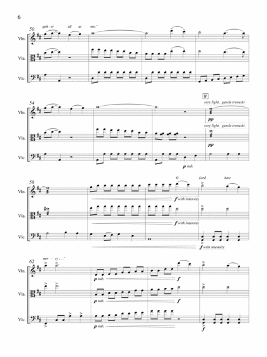Let Us Break Bread Together String Trio scores gallery preview page 4