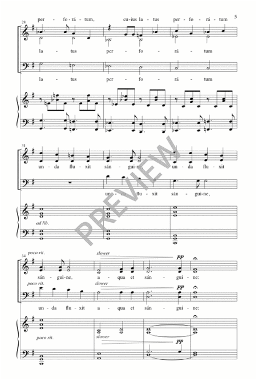 Ave verum corpus Ave verum corpus 3-Part scores gallery preview page 6