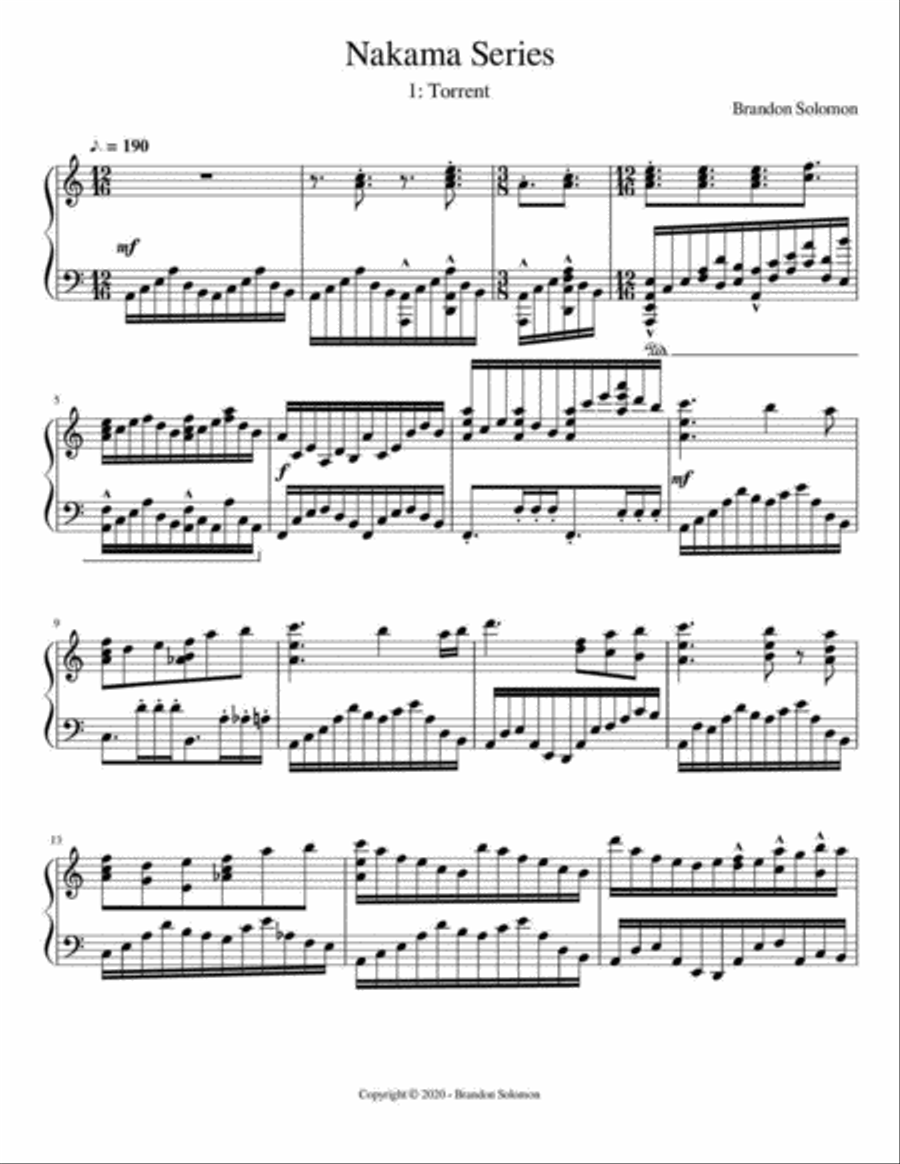 Nakama Series: 1. Torrent Piano Method scores gallery preview page 2