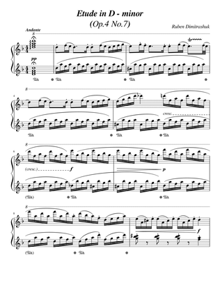 Etude In D - minor (Op.4 No.7) - Ruben Dimitrashuk