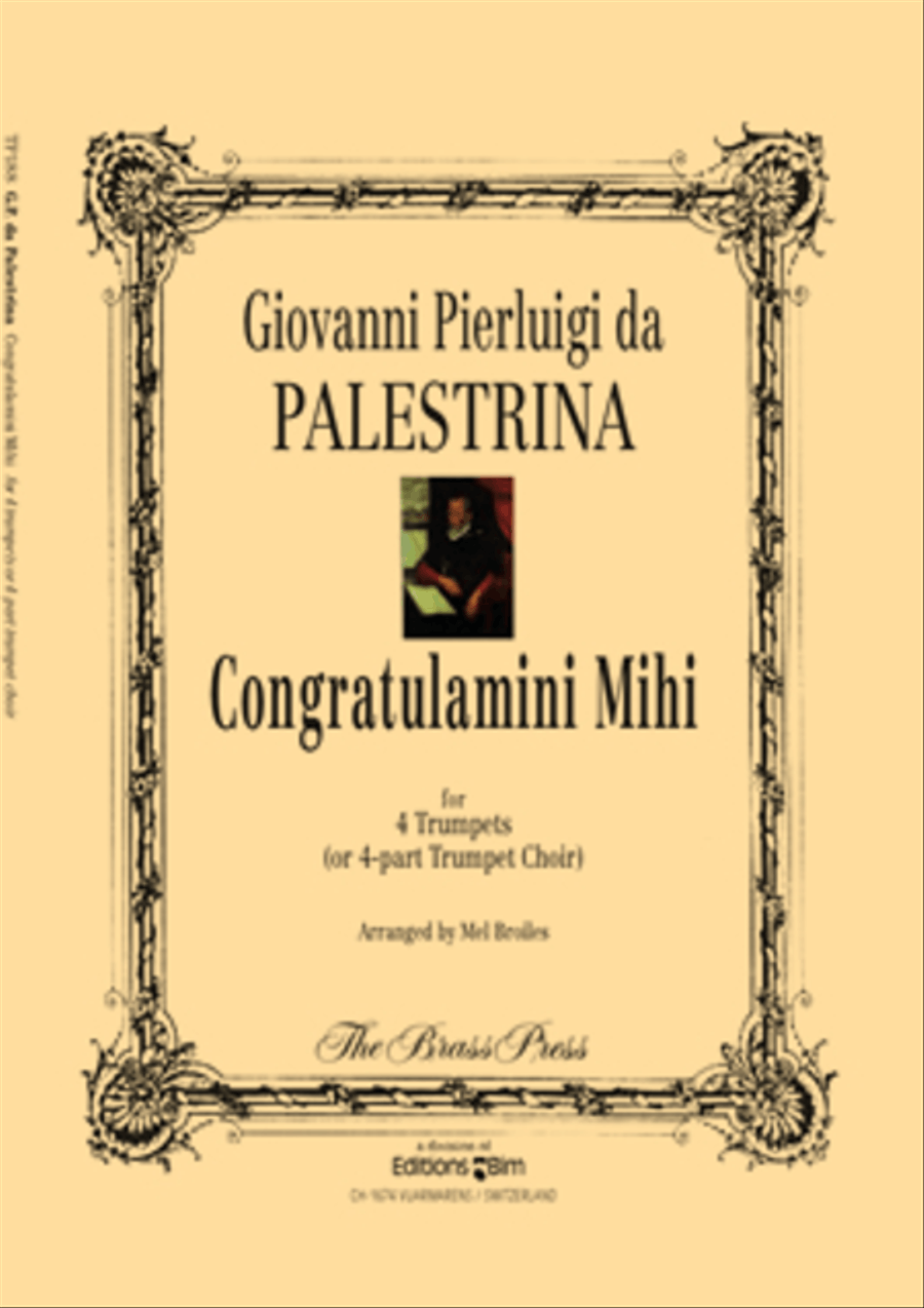 Congratulamini Mihi Trumpet scores gallery preview page 1