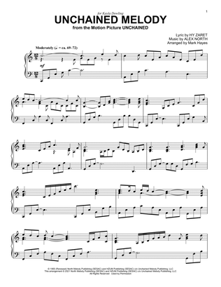 Unchained Melody (from Unchained) (arr. Mark Hayes)
