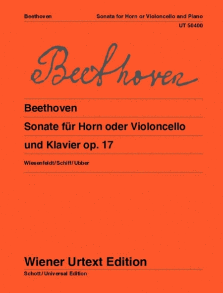 Ludwig van Beethoven :Sonate Op.17