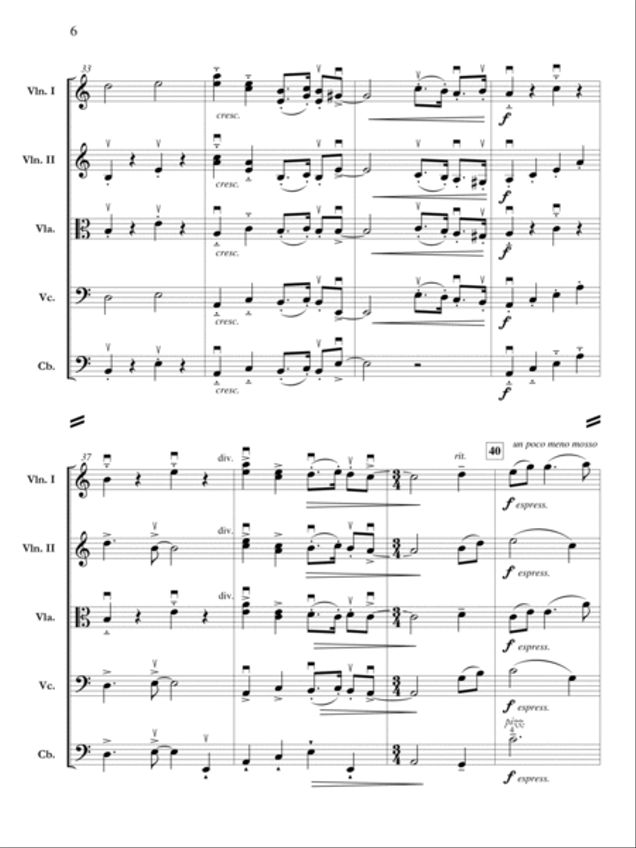 Fogland Beach Blues Orchestra scores gallery preview page 6