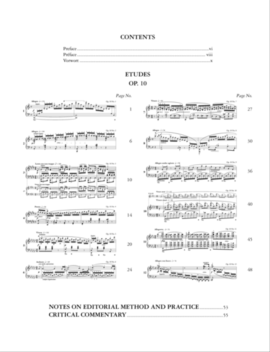 Etudes, Op. 10 Piano Method scores gallery preview page 2