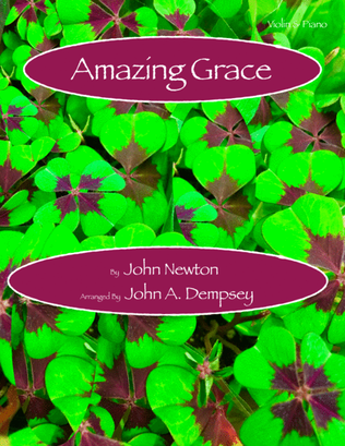 Book cover for Amazing Grace (Violin and Piano)