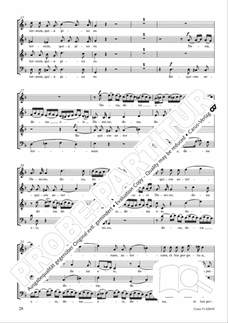 Requiem 4-Part scores gallery preview page 29