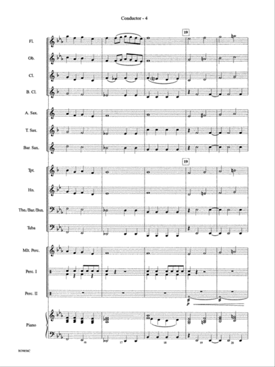 The American Spirit: Score Concert Band scores gallery preview page 4