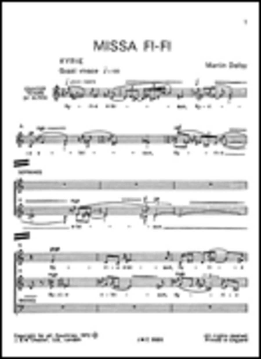 Dalby: Missa Fi-fi (Vocal Score)