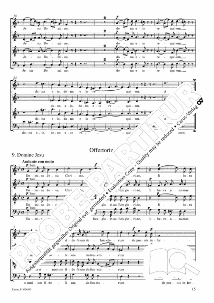 Requiem Requiem 4-Part scores gallery preview page 16