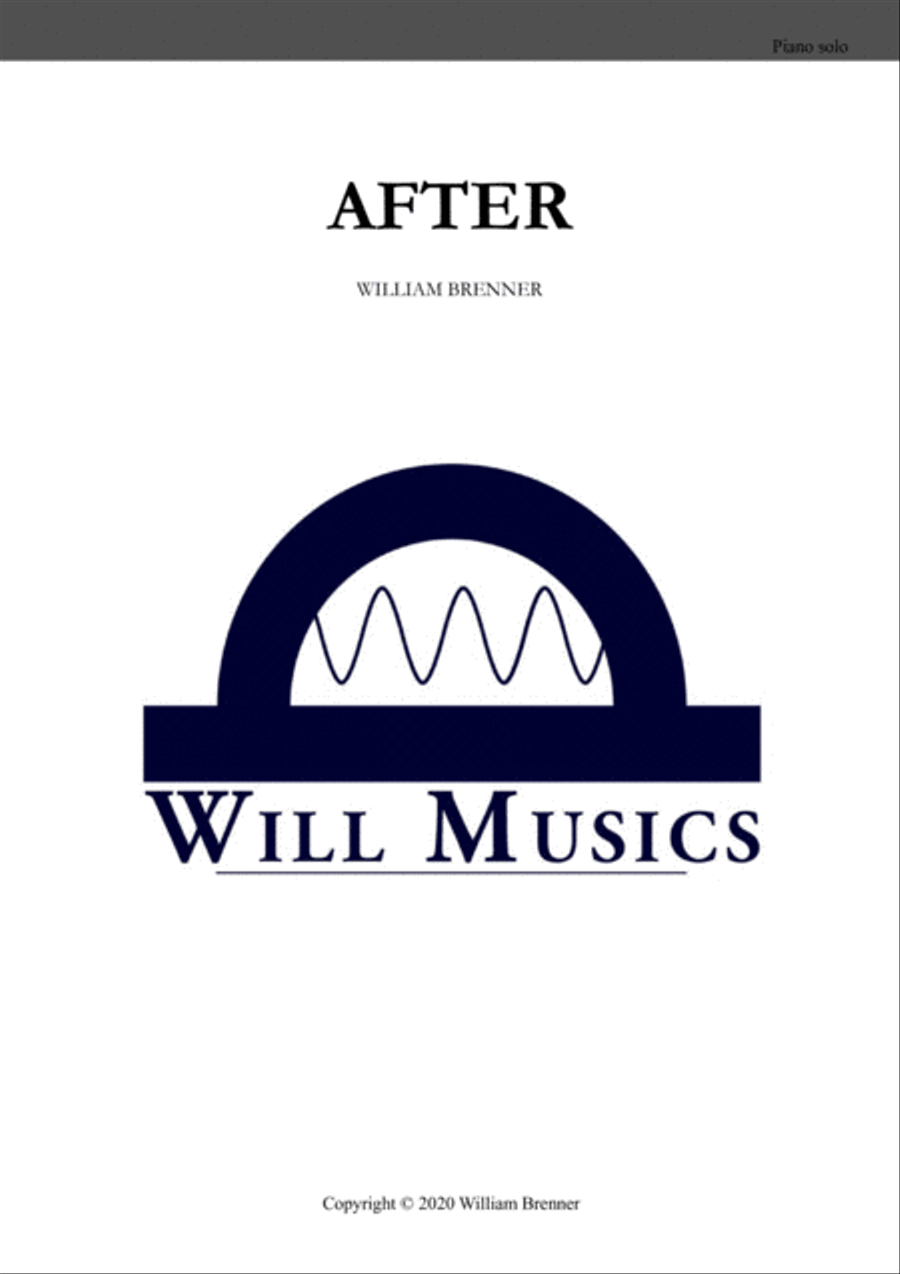 After - Piano solo Piano Solo scores gallery preview page 1