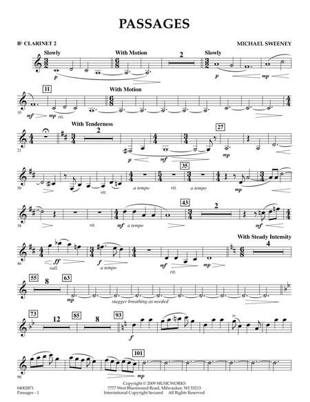 Passages - Bb Clarinet 2
