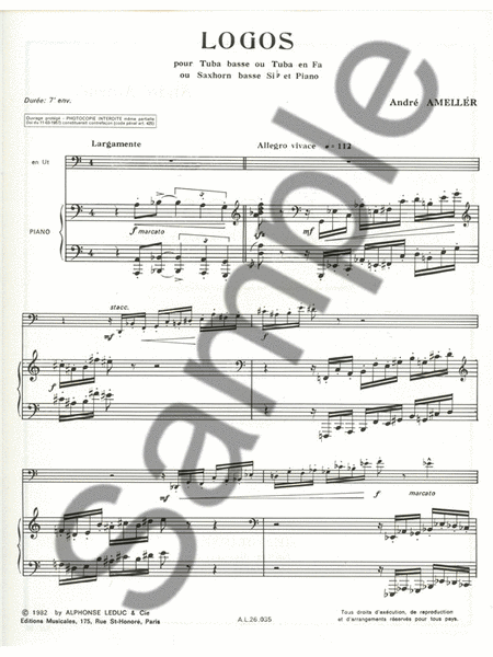 Logos Op.293 (tuba & Piano)