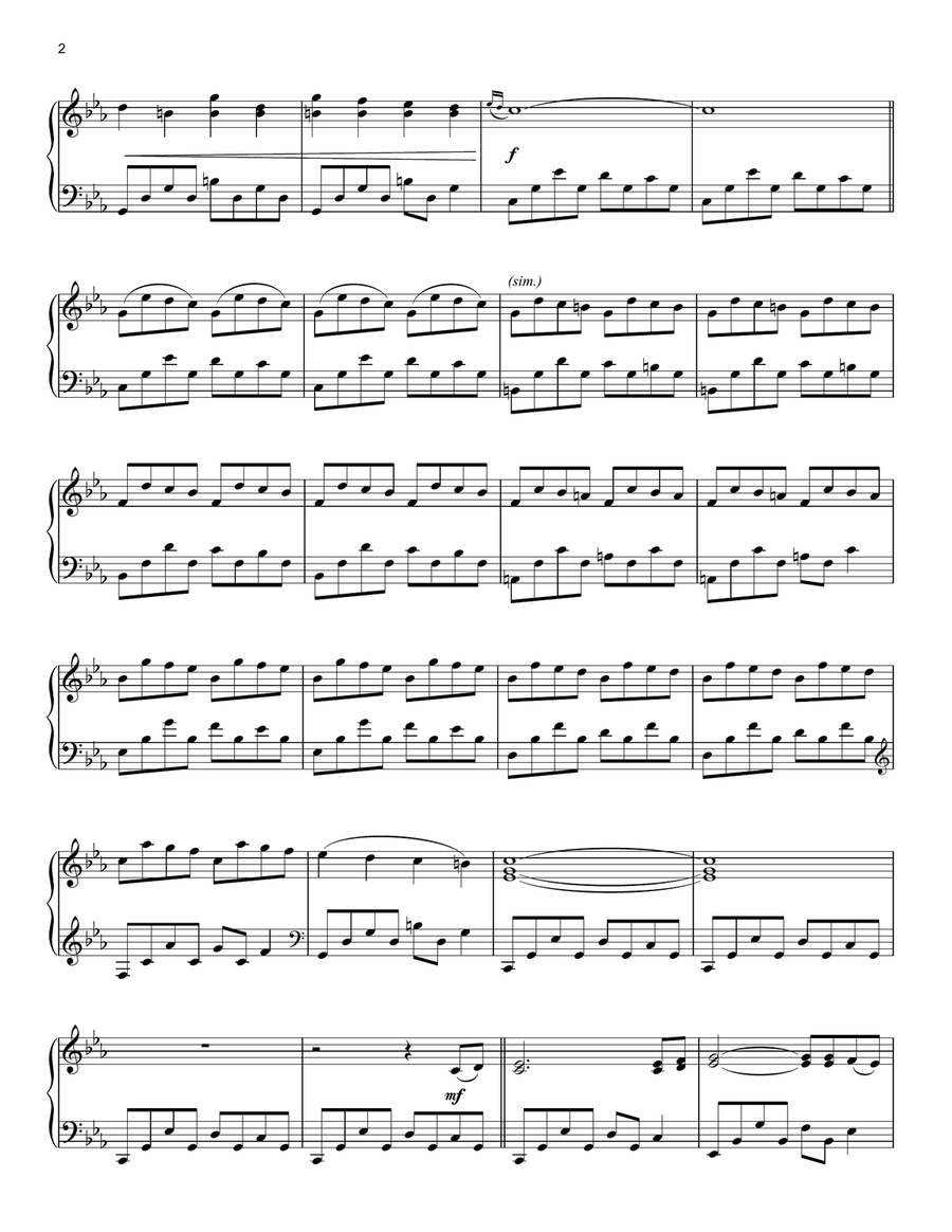 The North Sea Piano Solo scores gallery preview page 2