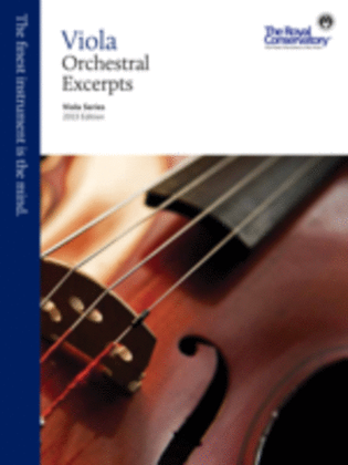 Book cover for Viola Orchestral Excerpts