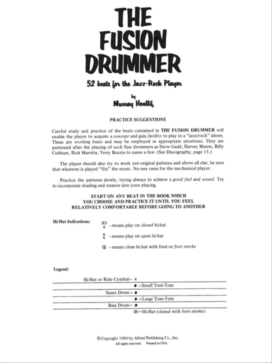 The Fusion Drummer The Fusion Drummer Drum Set scores gallery preview page 2