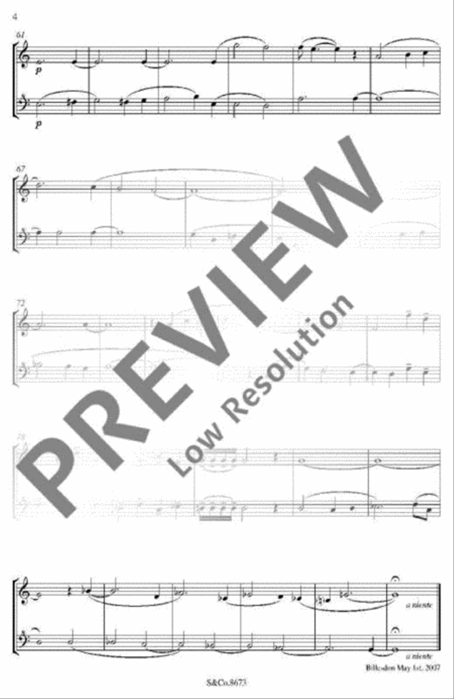Two Lines Tenor Recorder scores gallery preview page 5