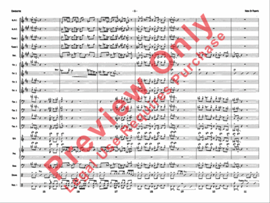 Horn of Puente Jazz Ensemble scores gallery preview page 18