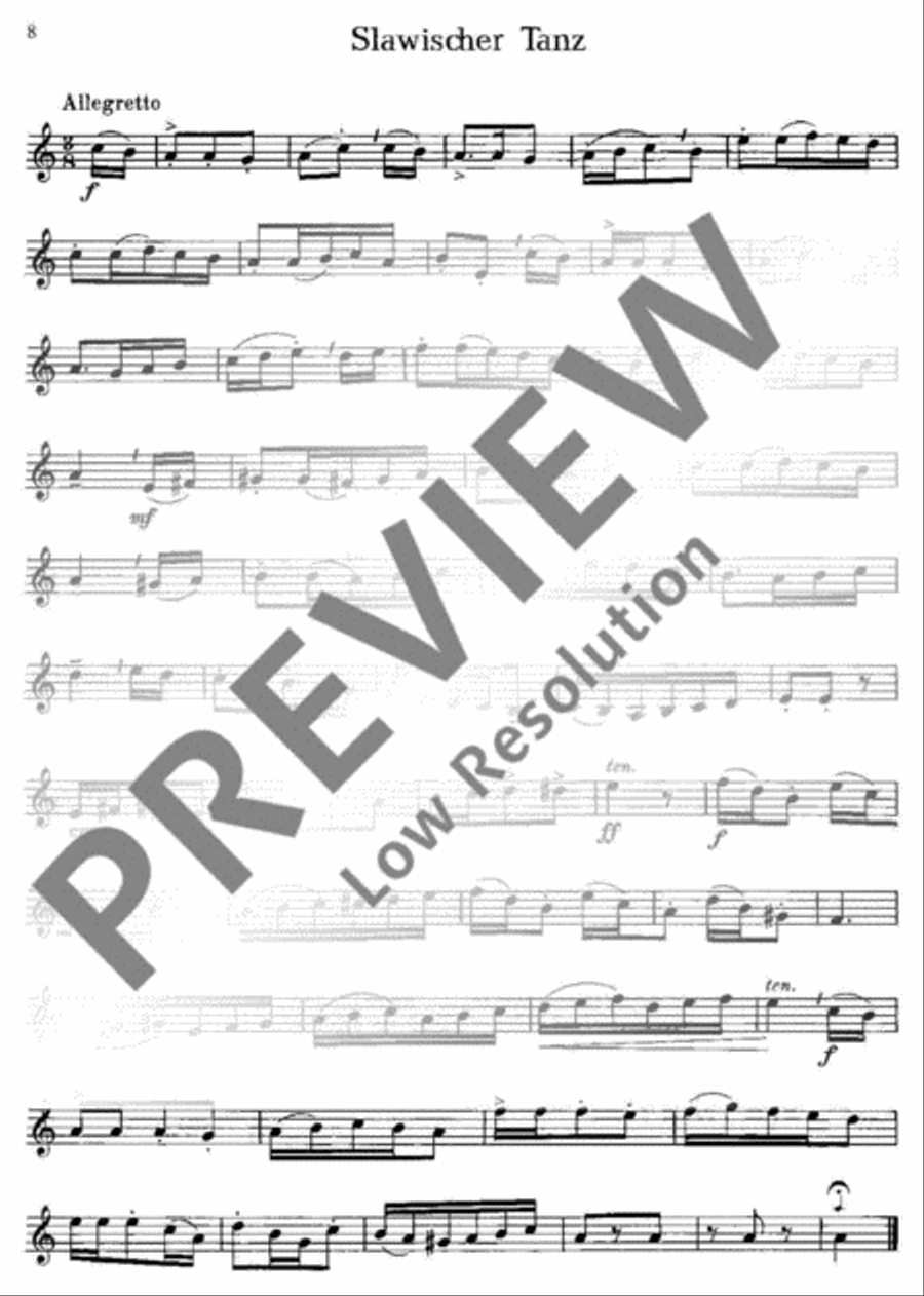 Spielstücke und Etüden Spielstücke und Etüden Cornet scores gallery preview page 9