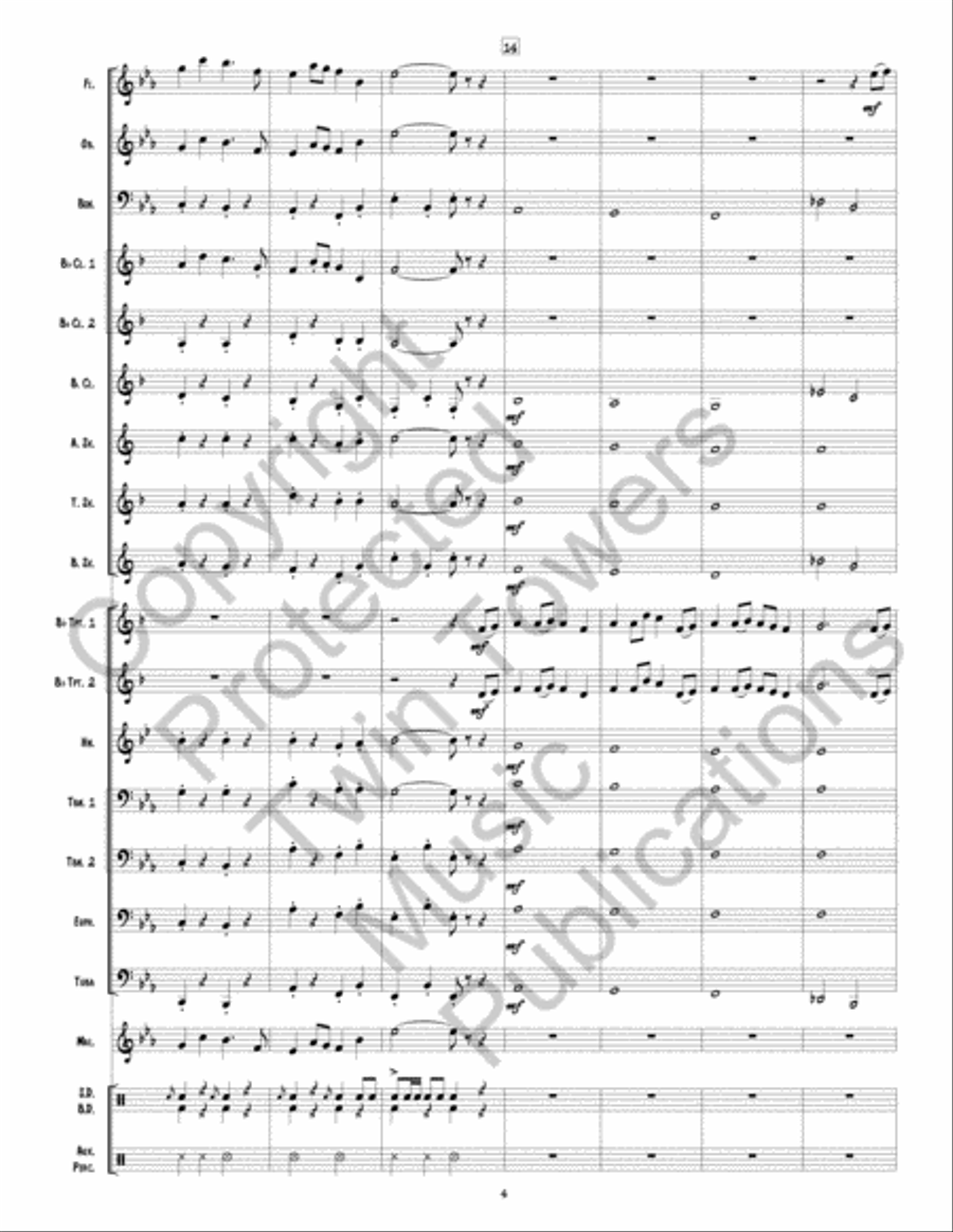 The Red Bird Lumber Company March Concert Band scores gallery preview page 5