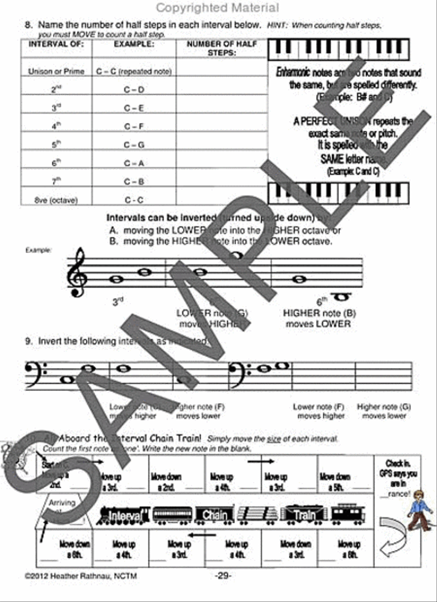 Theory Time Medallion Series - Gold Level Workbook Piano Method scores gallery preview page 5