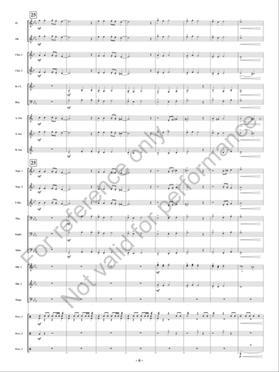 Lair Of The Gorgon Concert Band scores gallery preview page 7