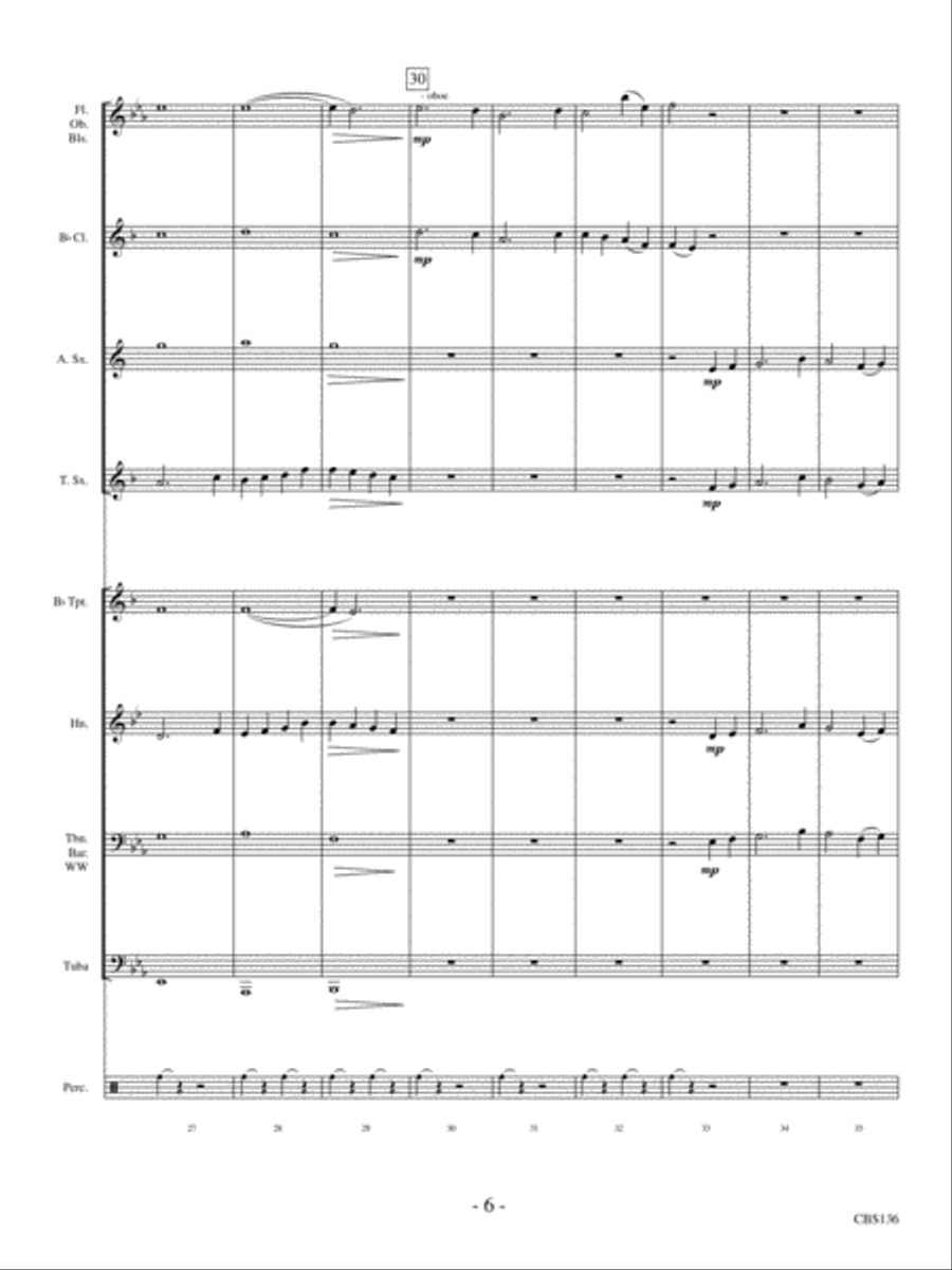 River Rhapsody Concert Band scores gallery preview page 6