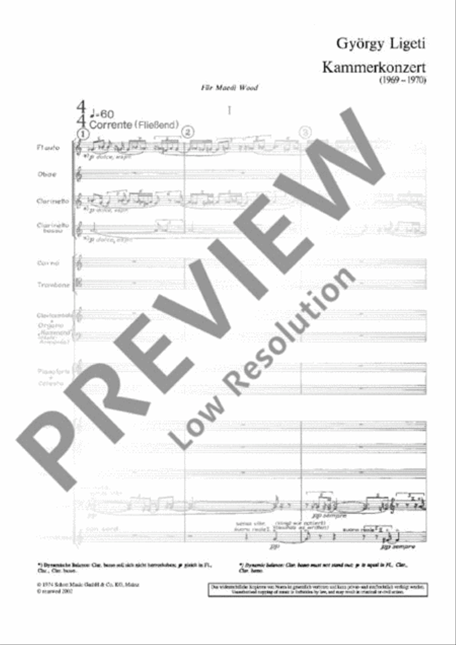Chamber Concerto Oboe scores gallery preview page 8