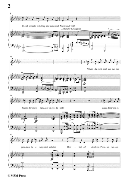 Schubert-Geistliche Lieder,in G flat Major,for Voice&Piano image number null