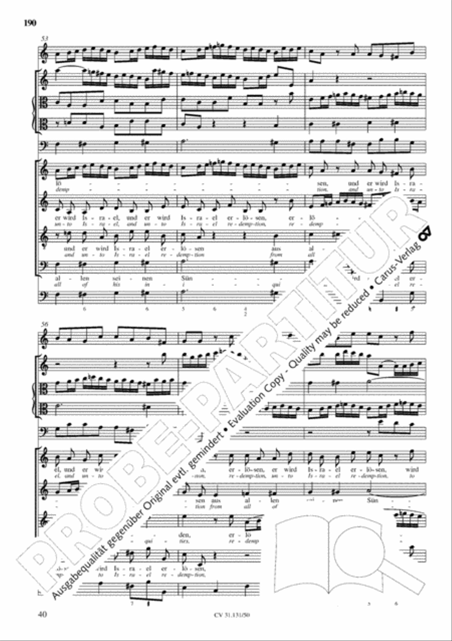 The Complete Sacred Vocal Works (Das geistliche Vokalwerk) Voice scores gallery preview page 191
