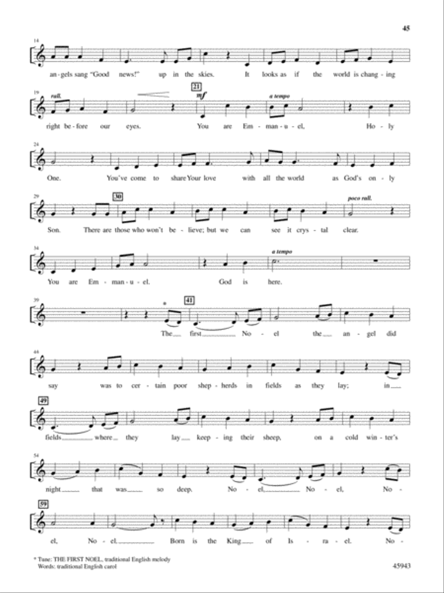 The Noel Critter Motel The Noel Critter Motel Choir scores gallery preview page 45