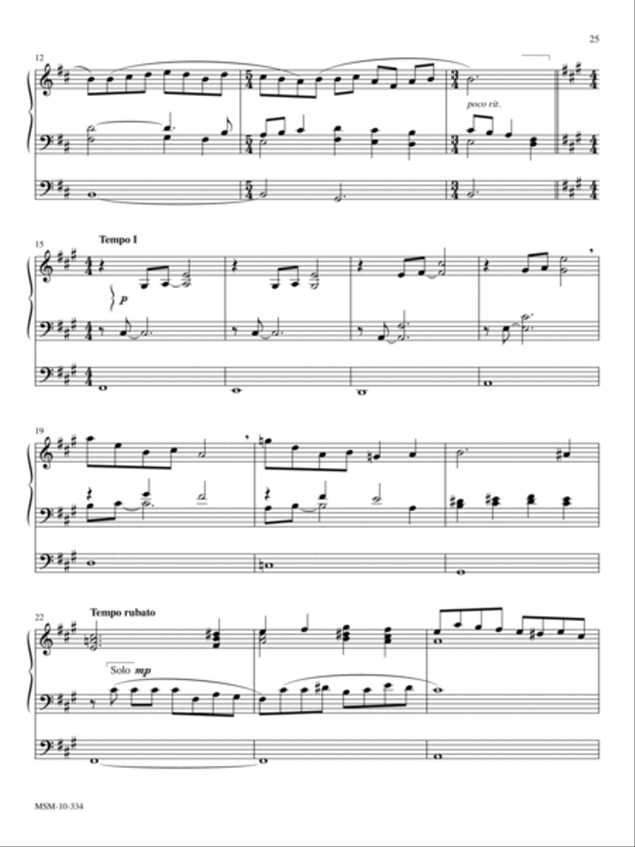 Jesu dulcis memoria Organ scores gallery preview page 2