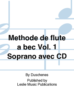 Book cover for Method de Flute A Bec