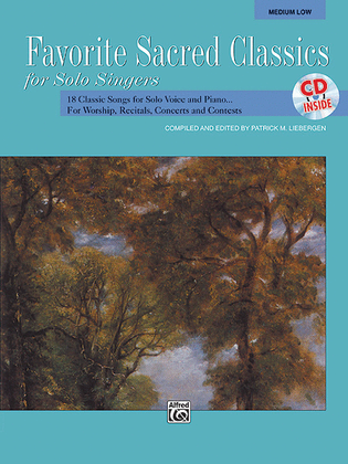 Book cover for Favorite Sacred Classics for Solo Singers
