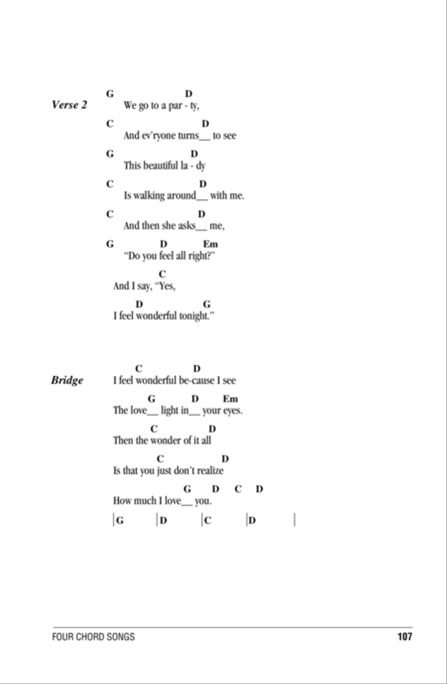 Wonderful Tonight Acoustic Guitar scores gallery preview page 2