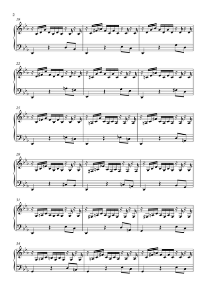 Prelude in C minor BWV 999 for piano