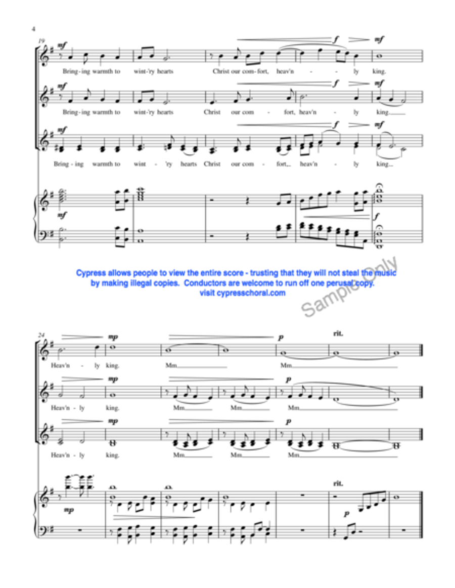 Winters Blanket Winters Blanket SSAA scores gallery preview page 4