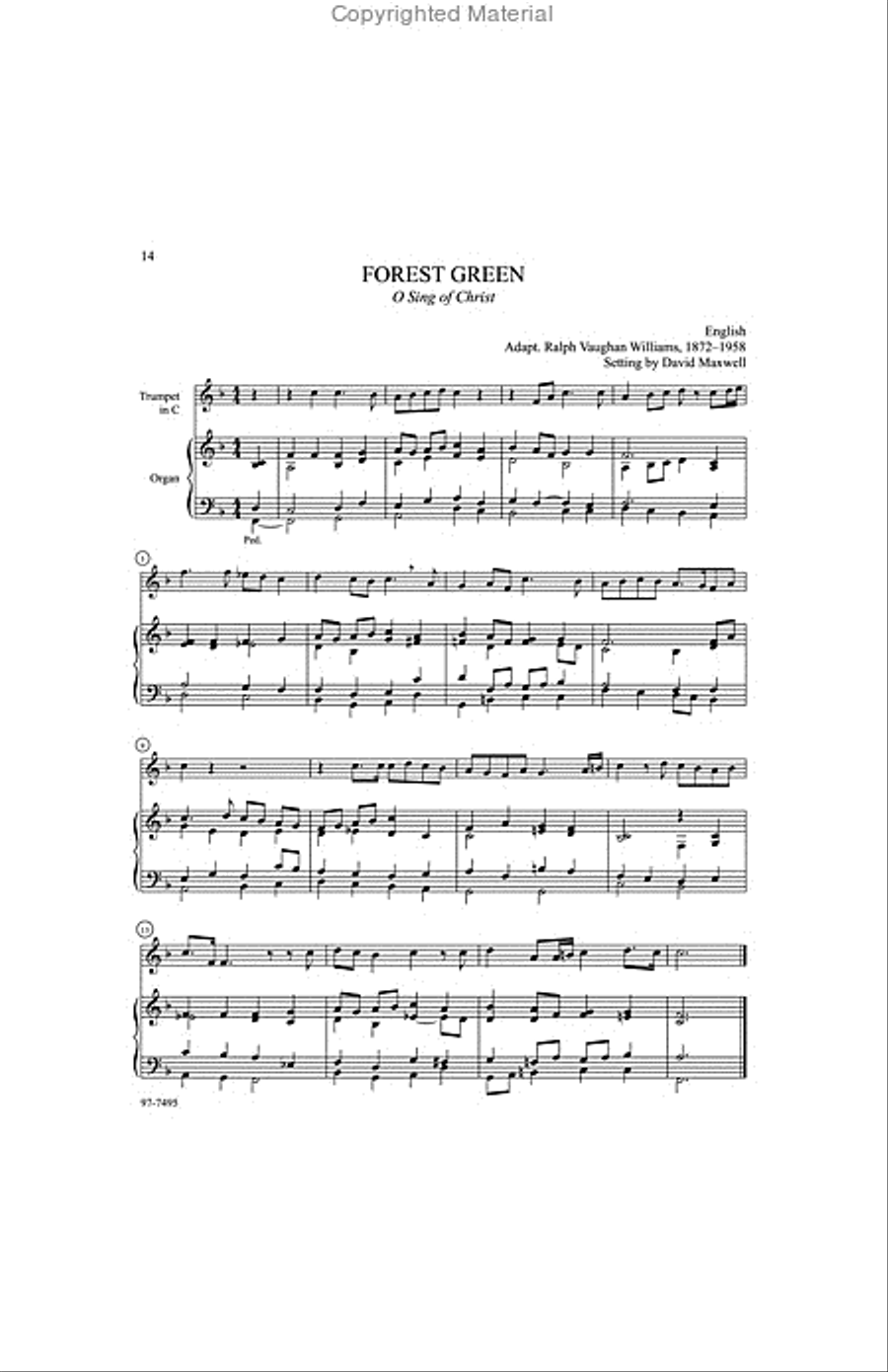 Final Stanzas: Hymn Settings for Organ and Descanting Instrument, Vol. 3 Organ scores gallery preview page 10