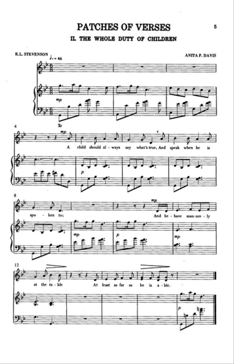 Patches of Verses Patches of Verses 2-Part scores gallery preview page 5