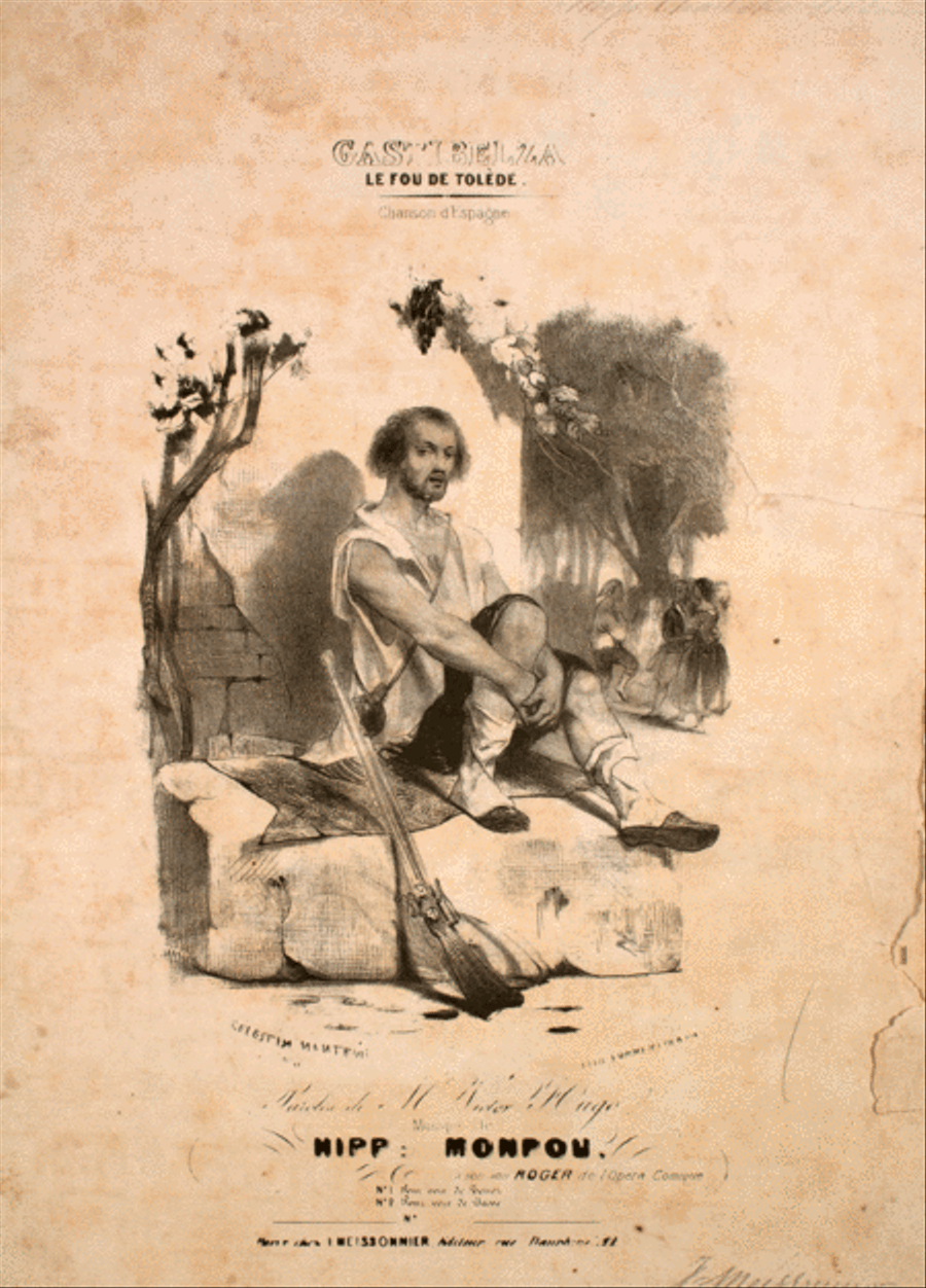 Gastibelza. Le Fou De Tolede. Chanson d'Espagne Voice scores gallery preview page 1