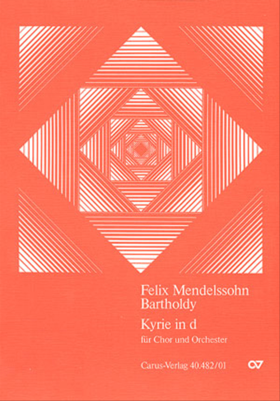 Kyrie in D minor Kyrie in D minor SSATB scores gallery preview page 1