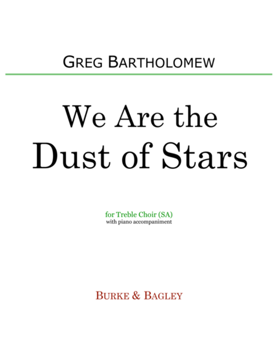 We Are the Dust of Stars SA scores gallery preview page 1